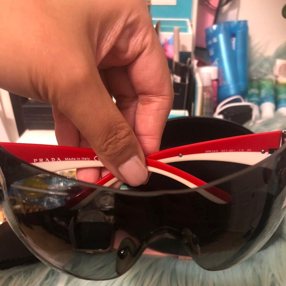 Sold Prada Rimless Sunglasses - Picture 6 of 9